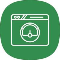 Speed Test Vector Icon Design