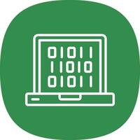 Binary Vector Icon Design