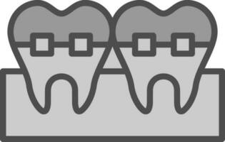 diseño de icono de vector de dientes