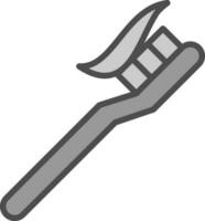 Toothbrush Vector Icon Design