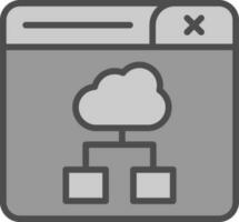 Cloud Computing Vector Icon Design