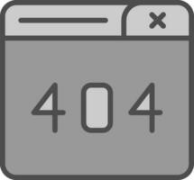 404 Error Vector Icon Design