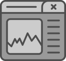 Graph Vector Icon Design