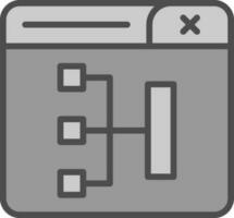 Site Map Vector Icon Design