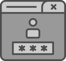 Login Vector Icon Design