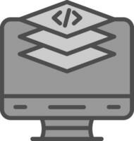 Computer Vector Icon Design