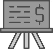 Presentation Vector Icon Design