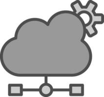 Cloud Computing Vector Icon Design
