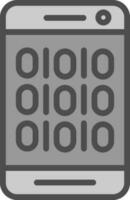 Binary Code Vector Icon Design