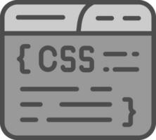 css codificación vector icono diseño