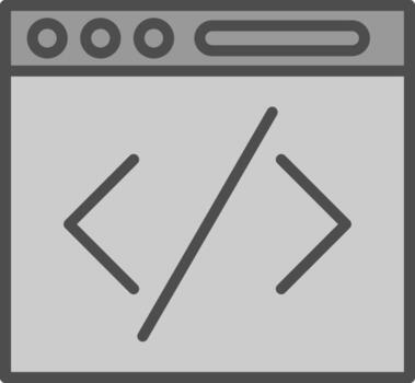 Coding Vector Icon Design