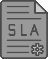 Sla Vector Icon Design