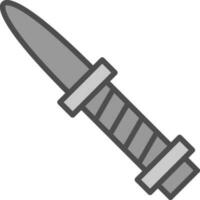 diseño de icono de vector de cuchillo