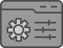 Web Management Vector Icon Design