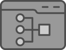 Site Map Vector Icon Design