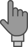 One Finger Vector Icon Design