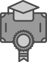 Bachelors Degree Vector Icon Design