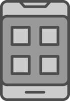 Mobile App Vector Icon Design