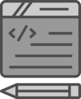 diseño de icono de vector html