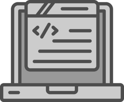 codificación vector icono diseño