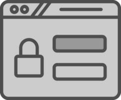 Password Vector Icon Design