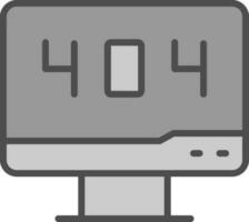 404 vector icono diseño