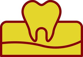 Toothache Vector Icon Design