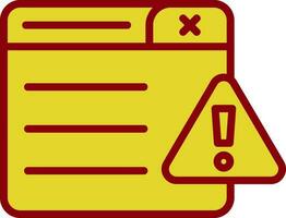 Warning Vector Icon Design