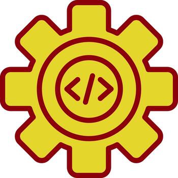 Coding Vector Icon Design