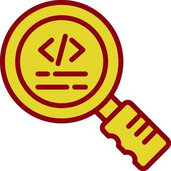 Quick Review Code Vector Icon Design