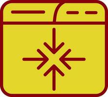 Minimize Vector Icon Design