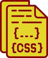 Css File Vector Icon Design