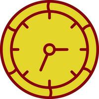 diseño de icono de vector de tiempo de reloj