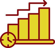 Bar Chart Vector Icon Design