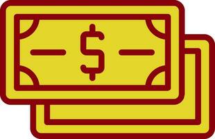 Dollar Note Vector Icon Design