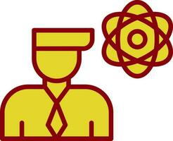 Researcher Vector Icon Design