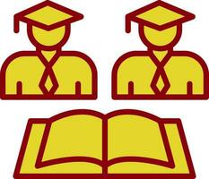 Alumni Vector Icon Design