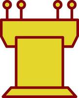 Podium Vector Icon Design