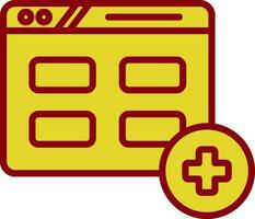 Website Vector Icon Design