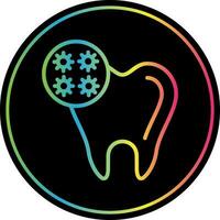 diseño de icono de vector de bacterias