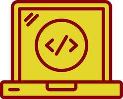 Web Coding Vector Icon Design