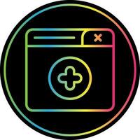 New Window Vector Icon Design
