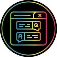 Forum Vector Icon Design