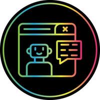 Chatbot Vector Icon Design