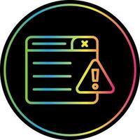 Warning Vector Icon Design