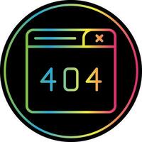 404 Error Vector Icon Design