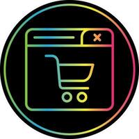 compras en línea vector icono diseño