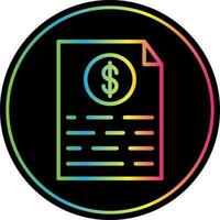 Medical Invoice Vector Icon Design