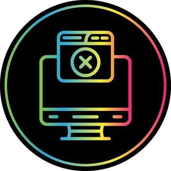 Cancel Vector Icon Design