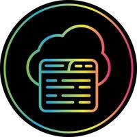 Cloud Vector Icon Design